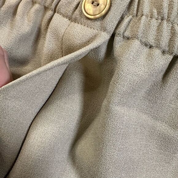 NWOT M Collection Plus Size Elastic Waist Khaki Pull On Dress Pants - Size 22 - Picture 6 of 10